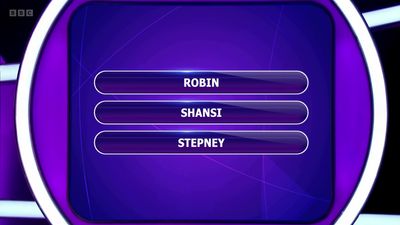 Shansi and Stepney would have been pointless answers